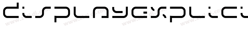 DisplayExplicitW90 R字体转换